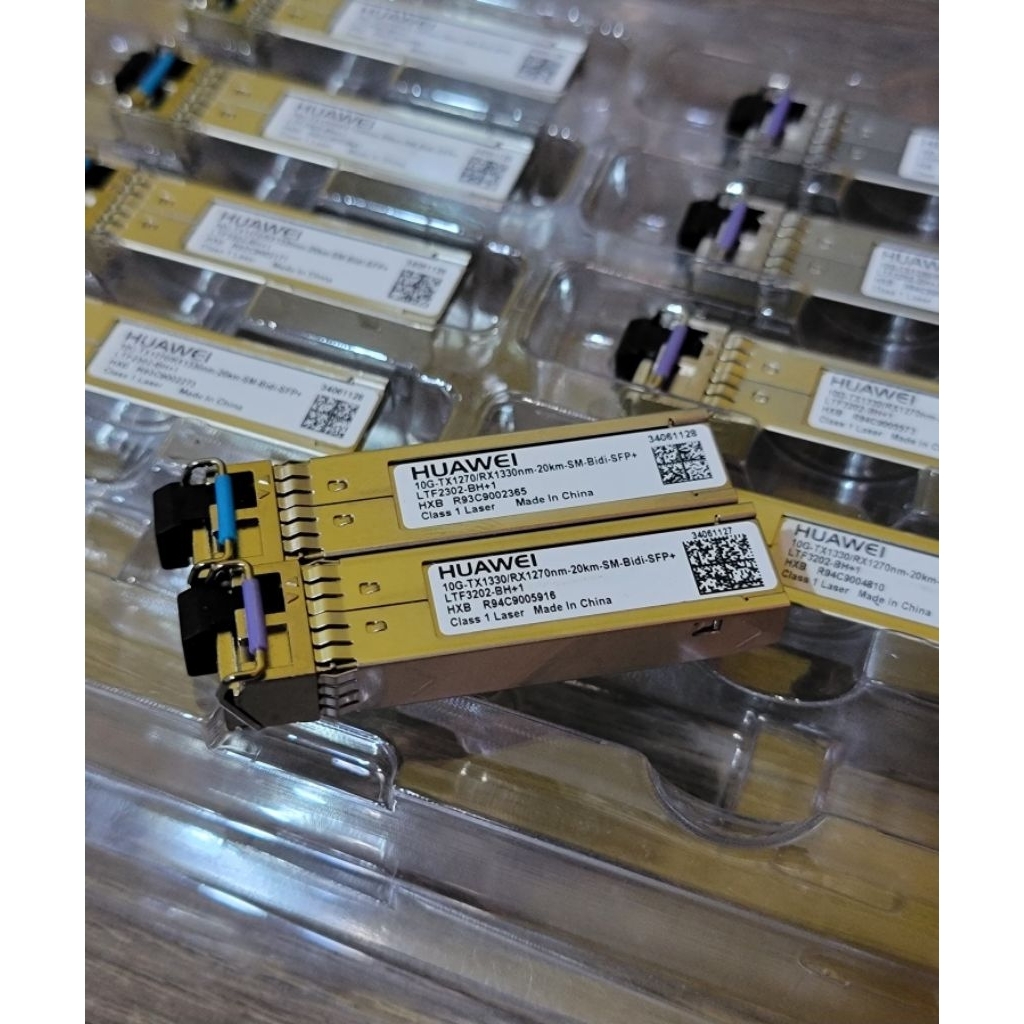 1 PASANG SFP+ BIDI HUAWEI 10G 20KM SINGLECORE SEPASANG