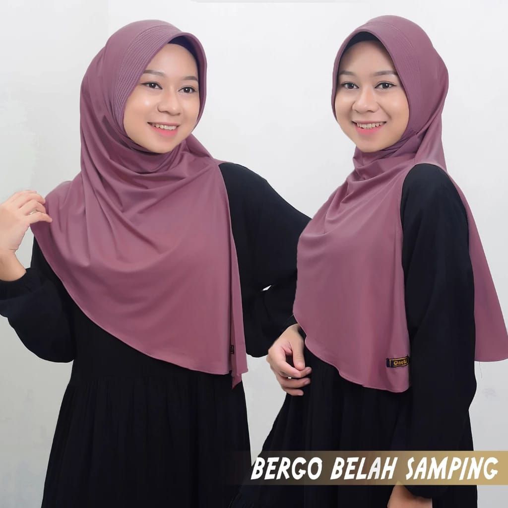 Jilbab Bergo Arsha Jilbab Bergo Belah Samping