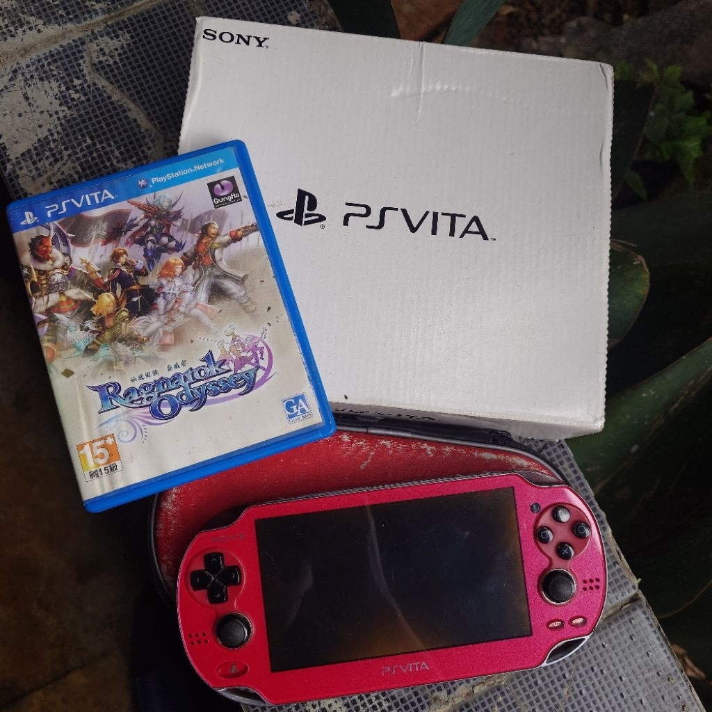 PS Vita Fat Cosmic Red OFW BONUS GAME LANGKA
