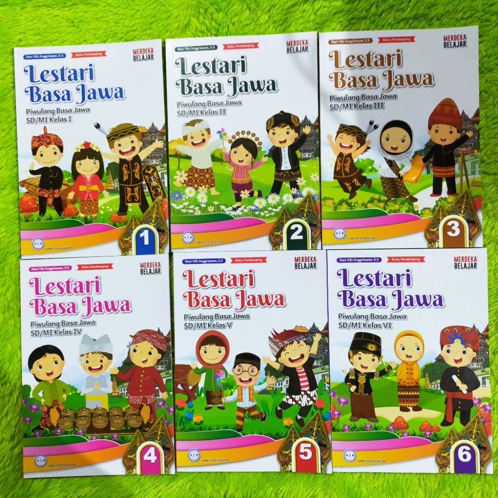 ORIGINAL BUKU LESTARI BASA JAWA PIWULANG KELAS 1 2 3 4 5 6 SD/MI MERDEKA BELAJAR