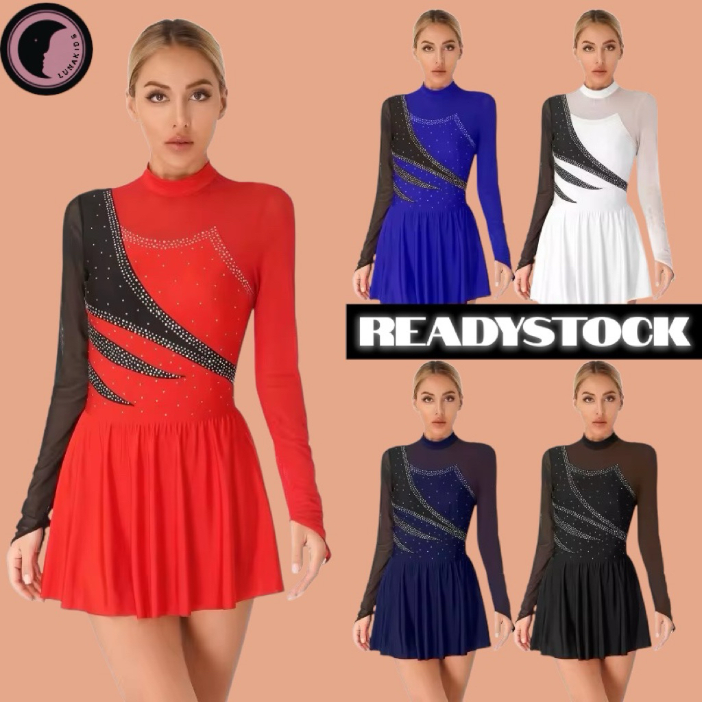 Gymnastic Leotard Dewasa Baju Senam Dewasa Gymnastic Skate Rhytmic For Adult