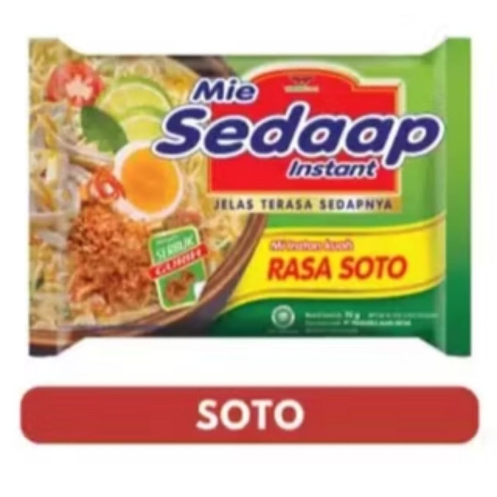 Mie Sedaap Goreng / Mie Sedaap Kuah / Mie Sedaap Ecer