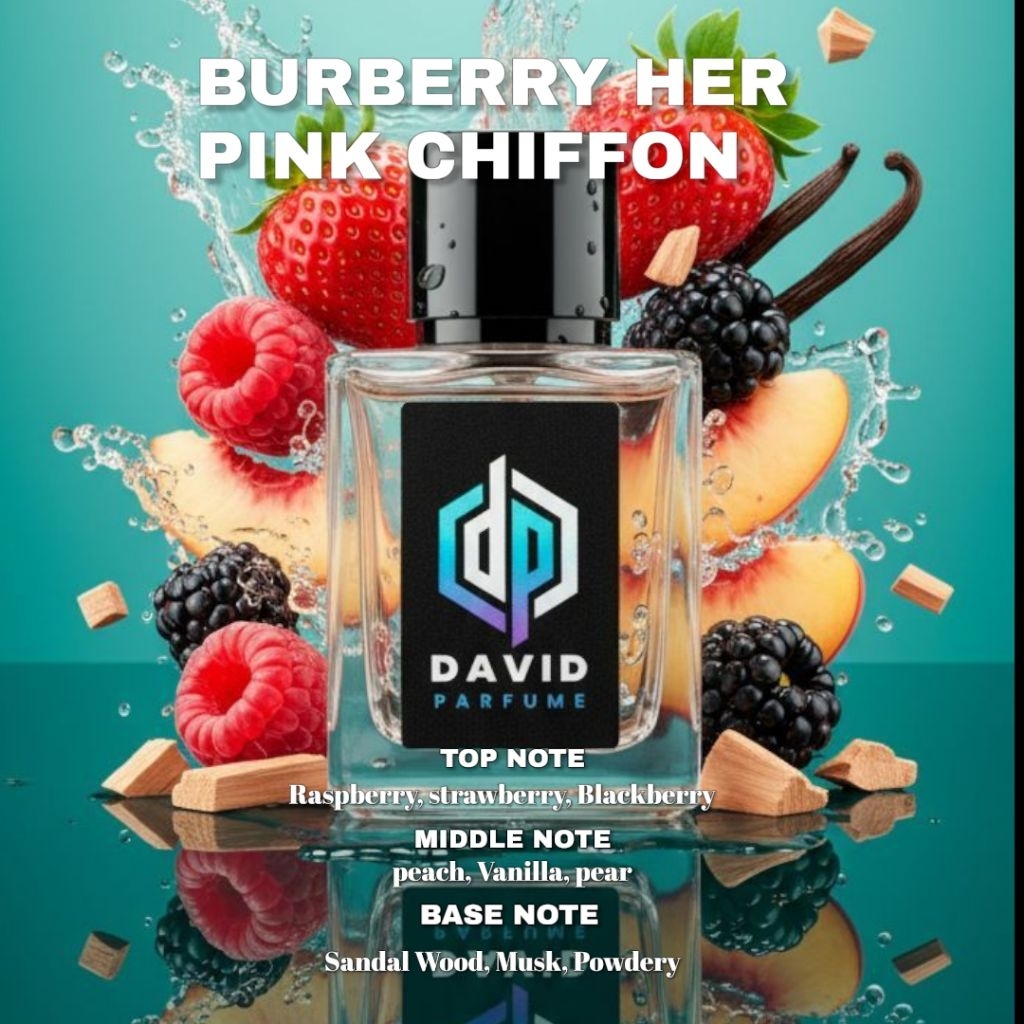 David Parfume Burberry Her x Pink Chiffon