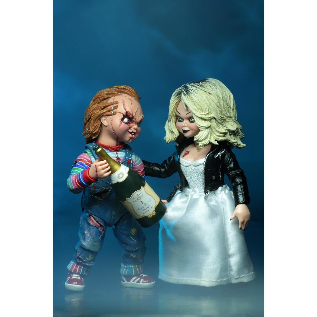 NECA - Bride of Chucky - 7" Scale Action Figure - Ultimate Chucky & Tiffany 2-Pack