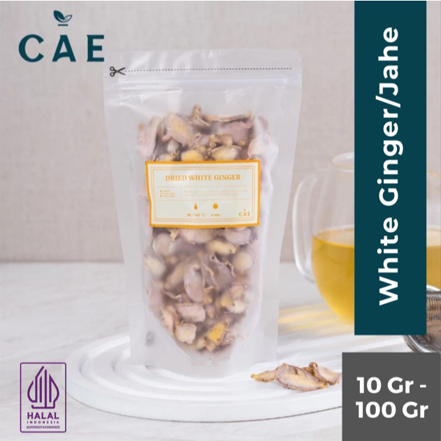 Dried Ginger Jahe Kering lokal / Dehydrated flakes Tea 10gr - 100gr