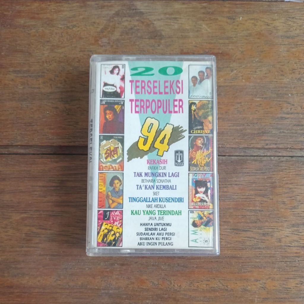 Kaset 20 Terseleksi Terpopuler 94/musica studios mulus