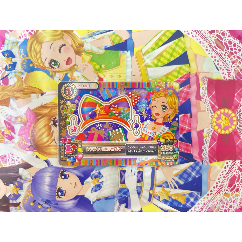 Kartu Aikatsu Clara Carol Bandana Taiwan Version Hinaki Shinjo Premium Christmas Satuan Original Lan