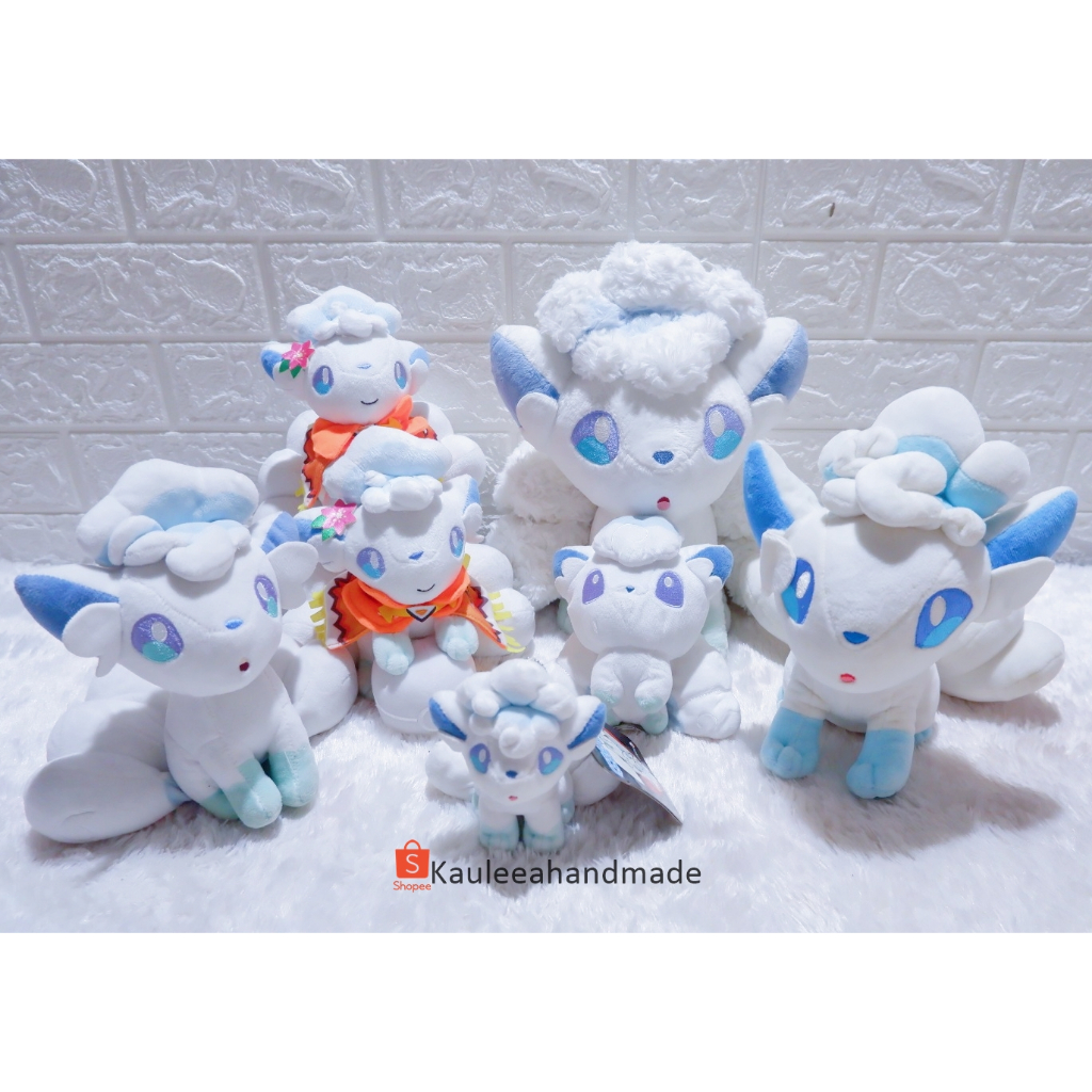 Boneka Pokemon Center Vulpix Ice Putih Ori