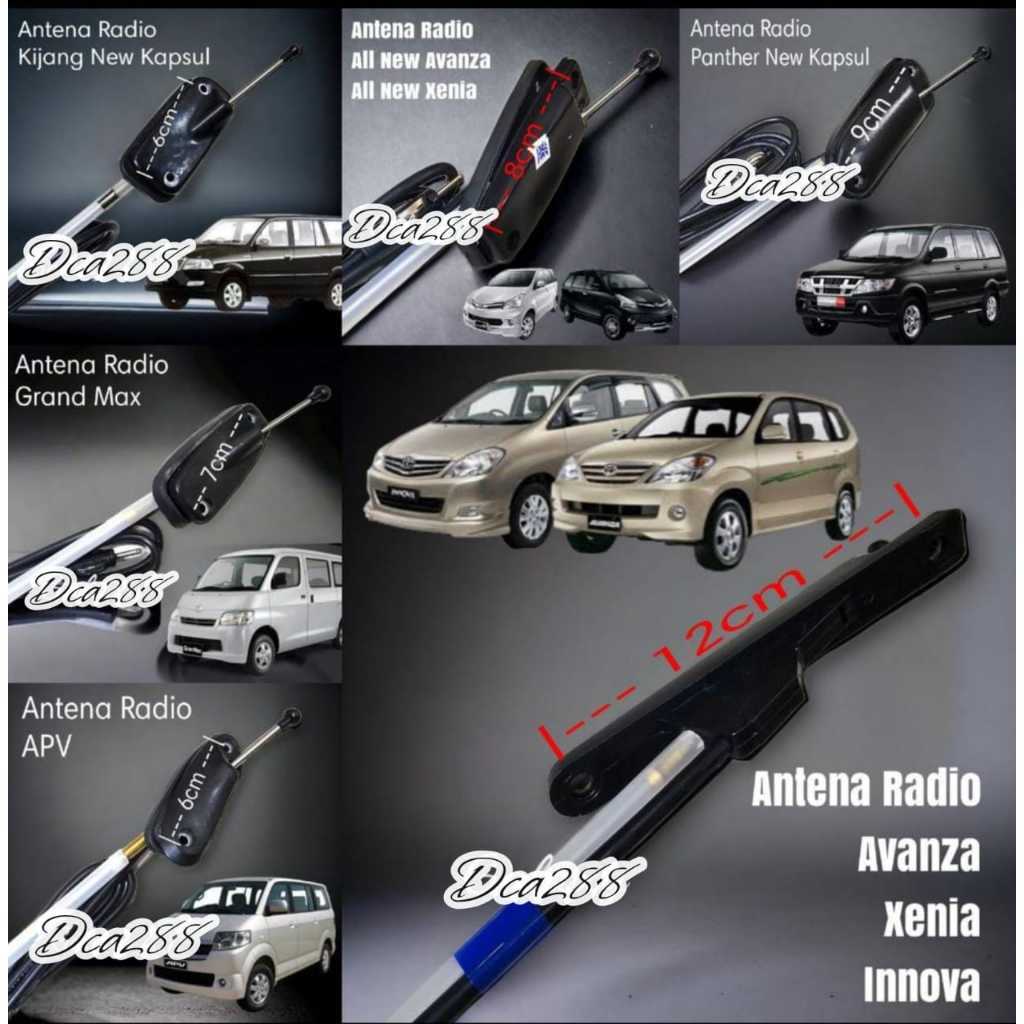 Antena Radio Mobil Model Ori Antena Avanza Xenia Innova Apv Rush Phanter New Grand Max Kijang Kapsul