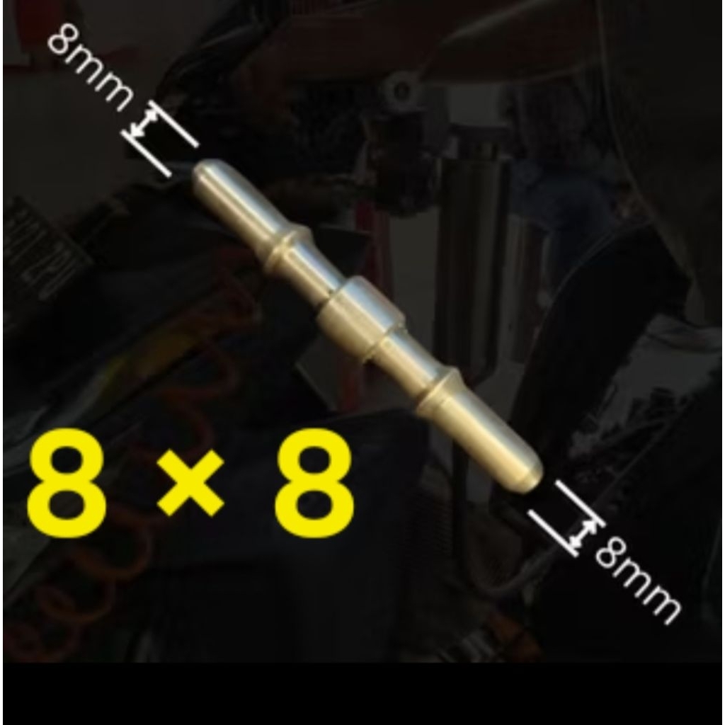 Nepel Kuningan Tusuk Gigi 8×8 nepel infus injektor konektor infus injeksi