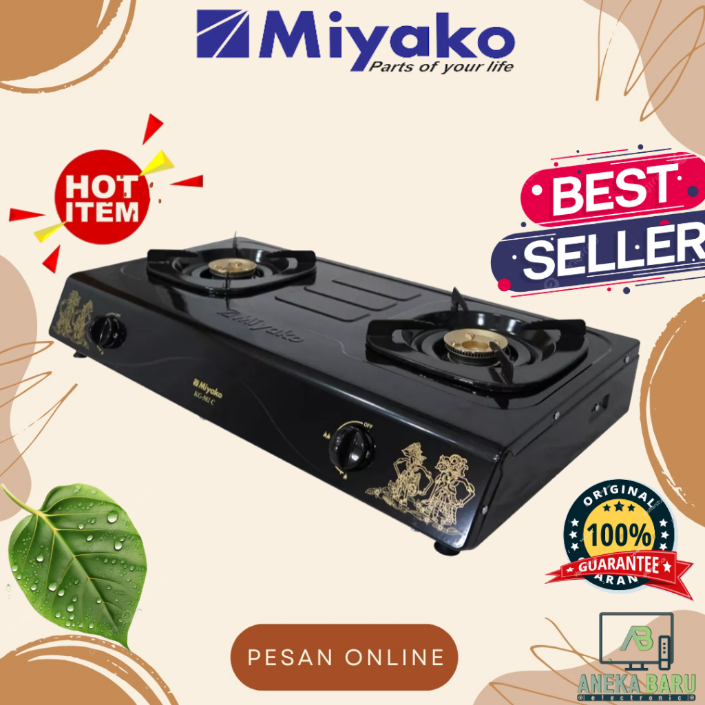 [READY STOCK] Miyako Kompor Gas 2 Tungku KG-502C / 502C / KG 502 C