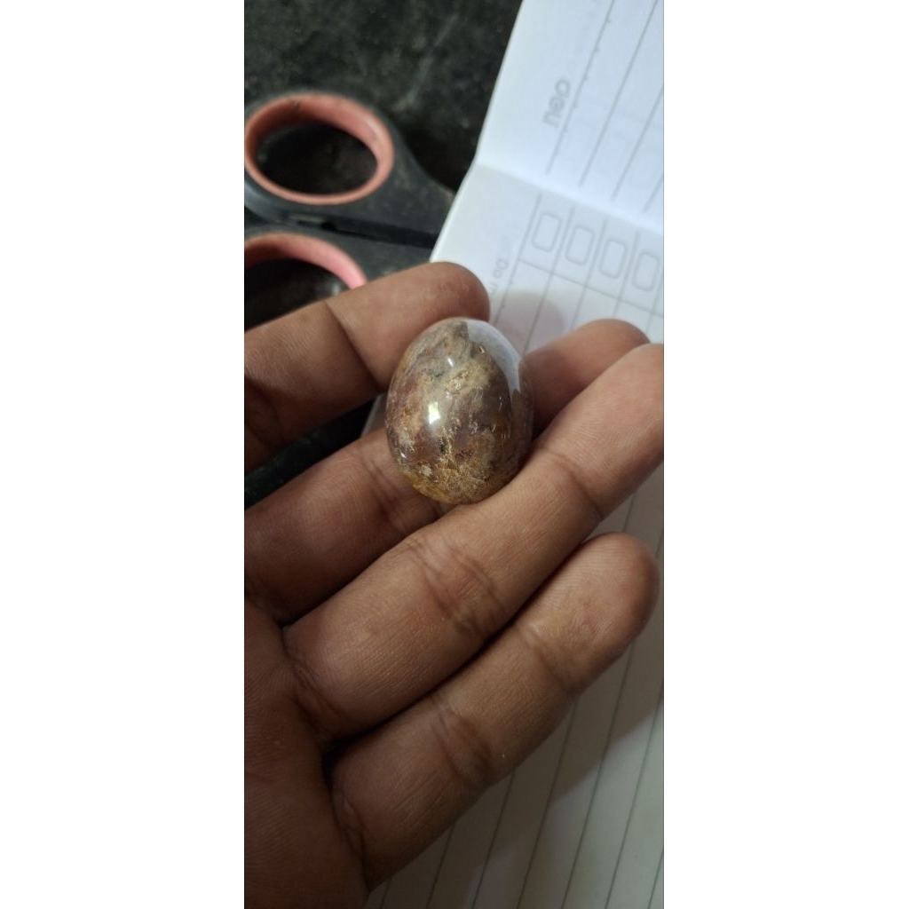 akik pancawarna klawing