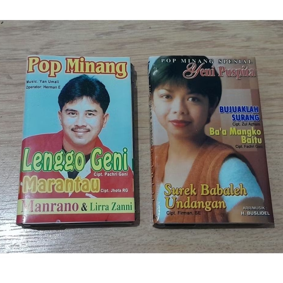 Kaset POP MINANG, Tanama Record, (Mulus), Paket