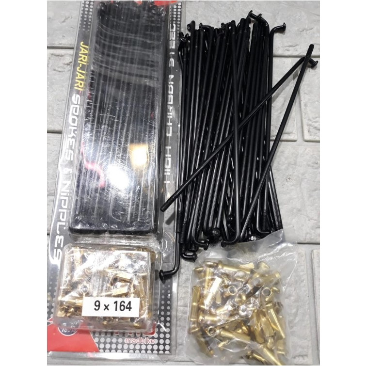 JARI-JARI RX KING WARNA HITAM KHUSUS RING VELG 18/LINGKARAN RODA 18 UKURAN 164/184