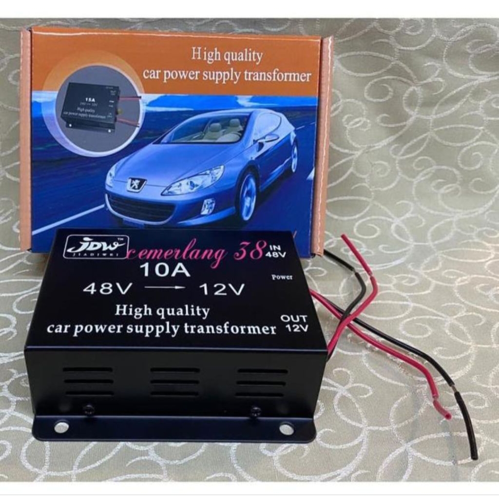 DC-DC Step Down 48V to 12V 10 Amper JDW ORI / Step Down DC 48V ke 12V 10A JDW