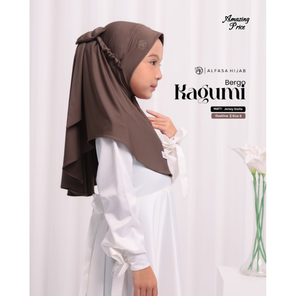 KAGUMI BERGO KIDS - ALFASA HIJAB | BERGO KIDS HIJAB NEW