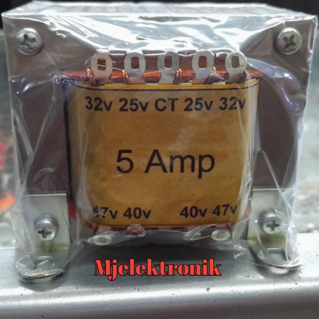 Travo 5A CT 47V Murni travo TRONIK Besar Travo OKI 5 Amper CT 47V Murni Transformer Travo 5Ampere Or
