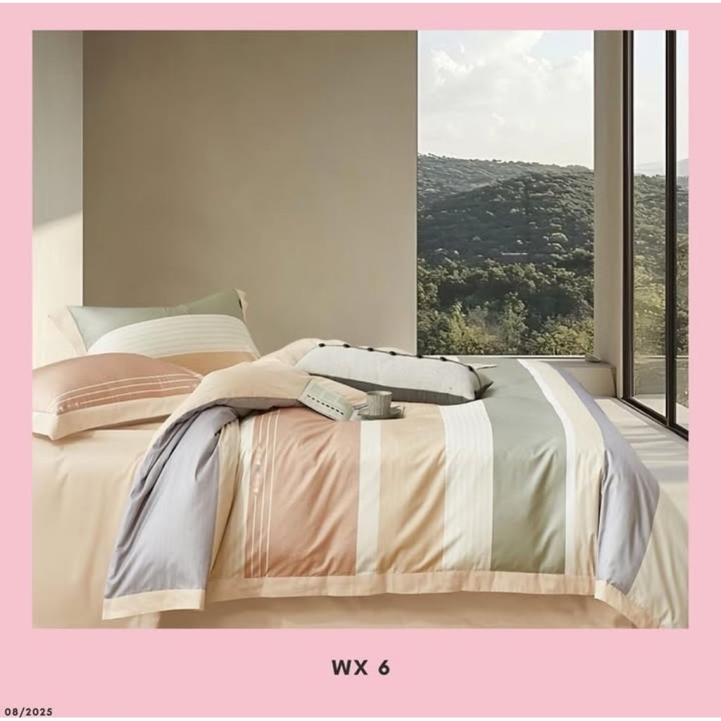 sprei set bahan katun jepang