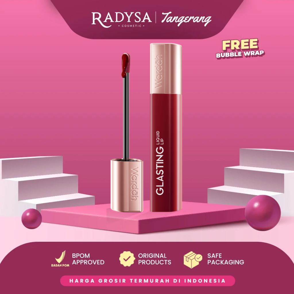 𝐑𝐀𝐃𝐘𝐒𝐀 𝐓𝐆𝐑 - WARDAH Glasting Liquid Lip / Lipstick Everglasting Transferproof Lip Moisturizer