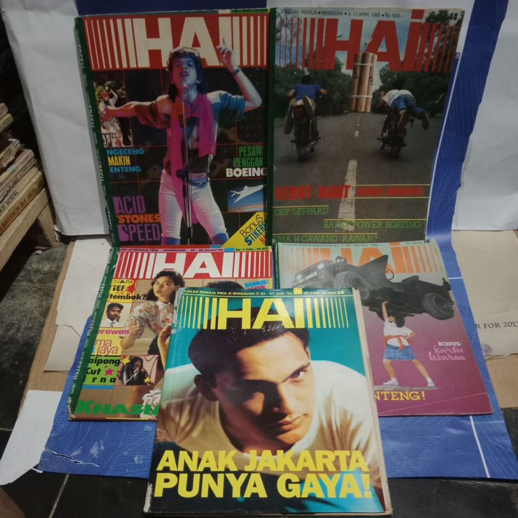 MAJALAH HAI TAHUN 80an dan 90an