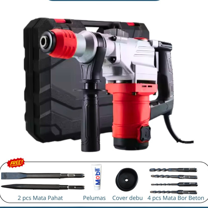 Bor Penghancur Tembok Beton Bobok Tembok Demolution Hammer Drill Hamer