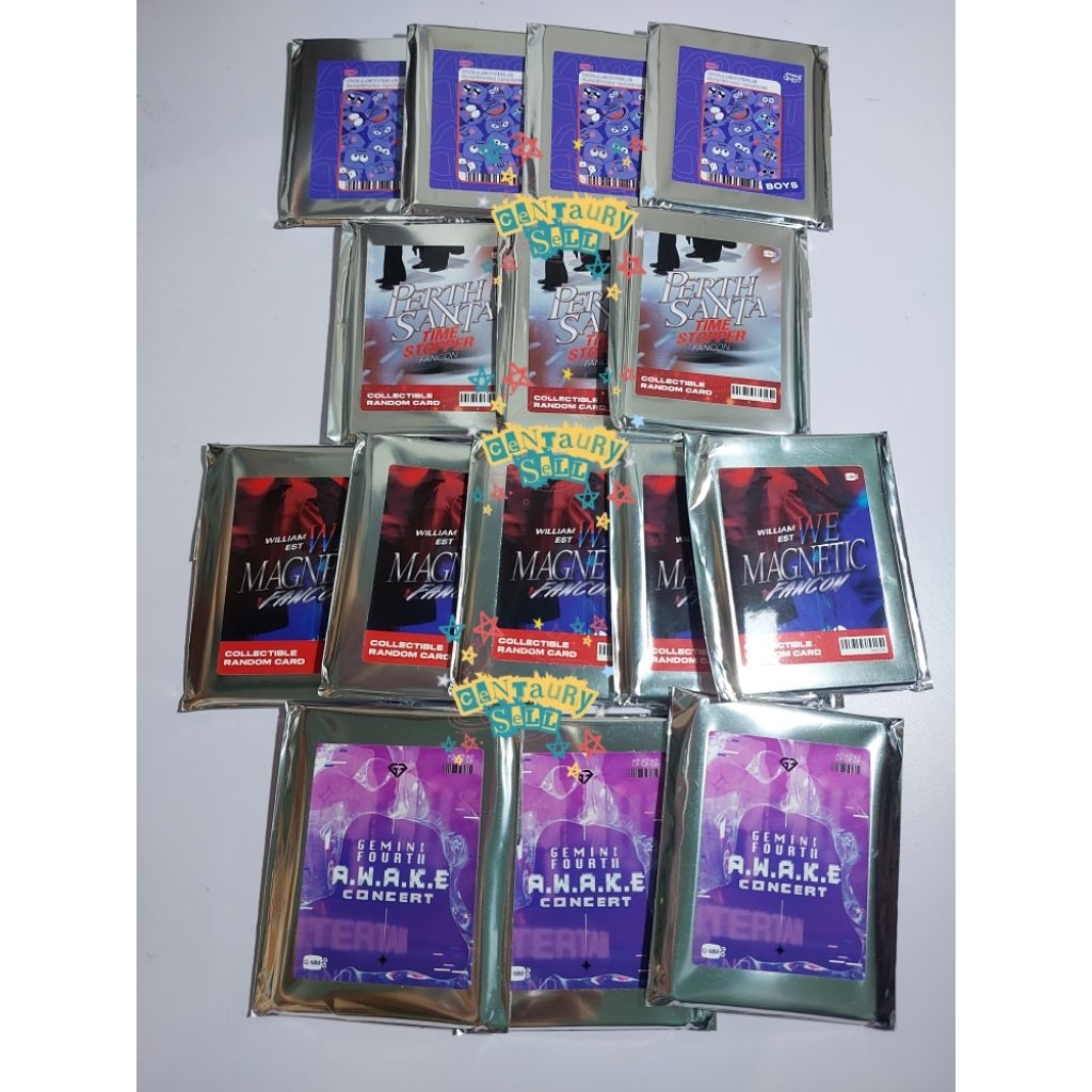 READYSTOCK CC UNSEALD Fancon WilliamEst Fancon PerthSanta BookFair Mood Quest WE Magnetic PS Time St