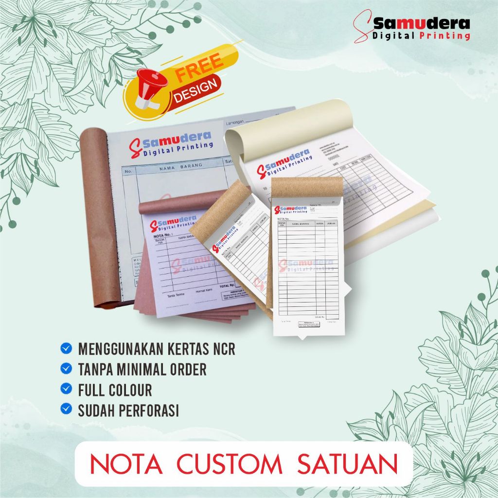 NOTA CUSTOM SATUAN