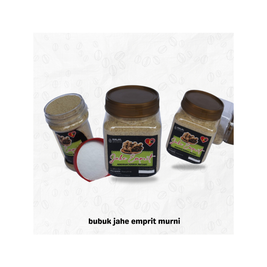 Bubuk Jahe Tanpa Gula Jahe Emprit Murni Asli