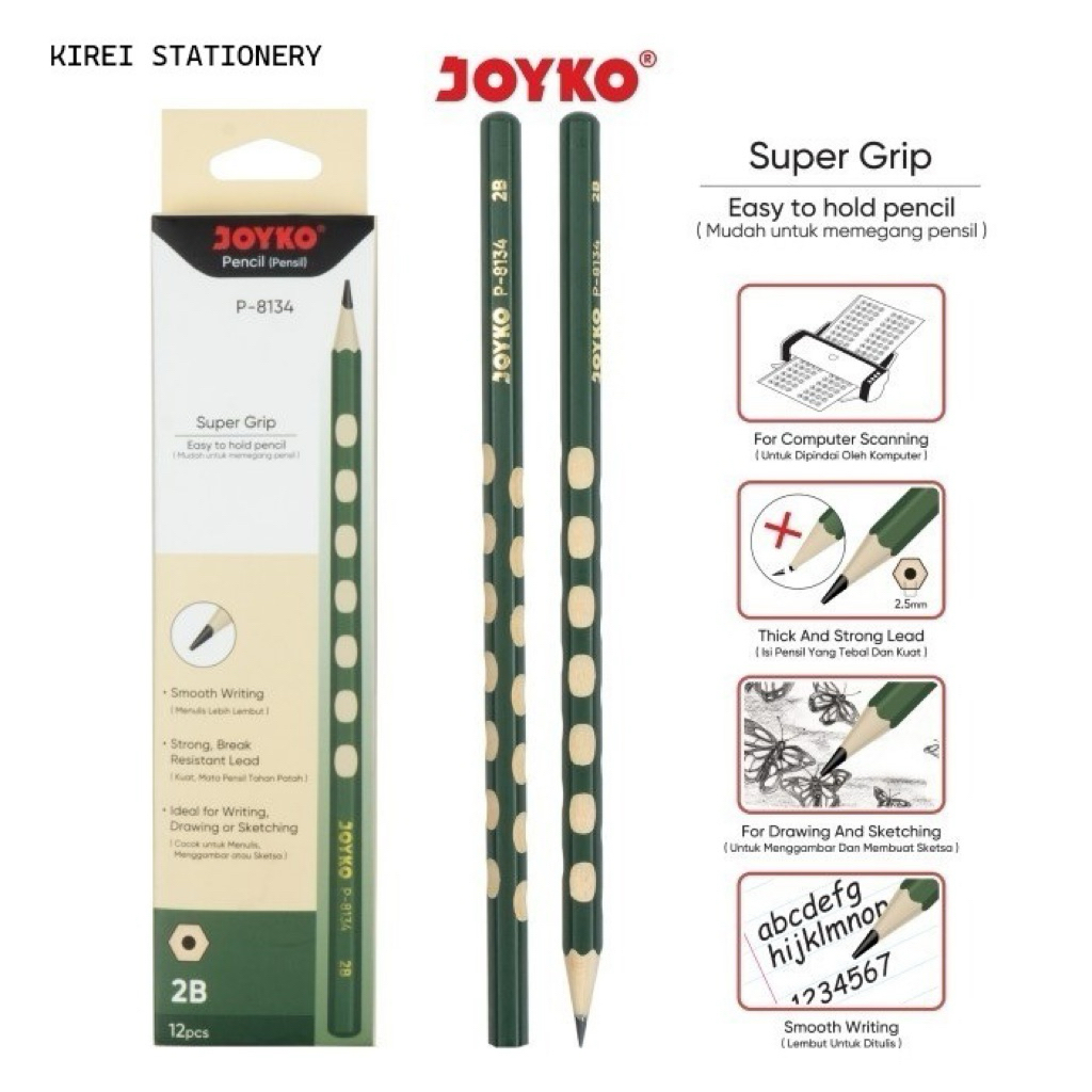 

Pensil 2B Joyko P-8134