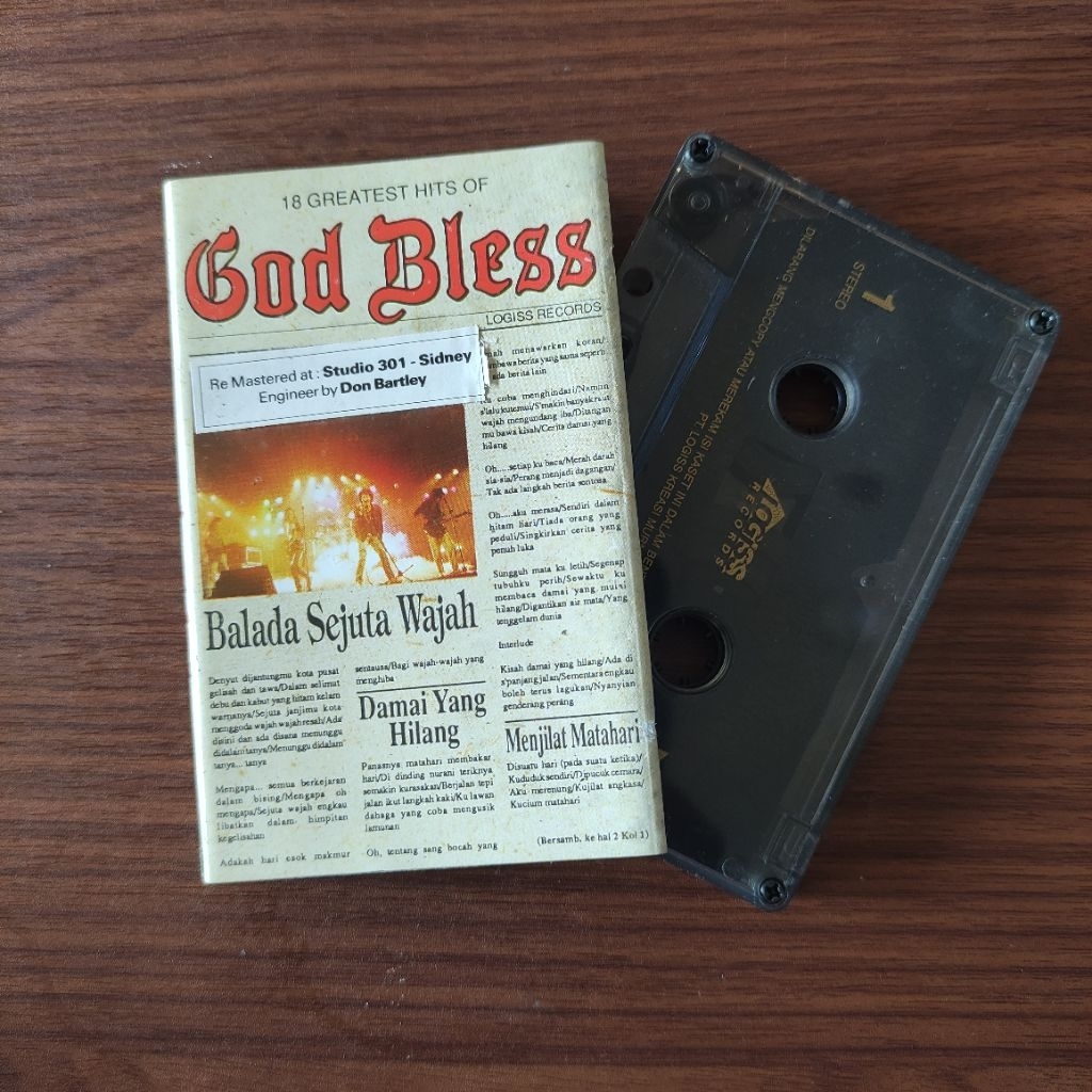Kaset Pita The Greatest Hits Of God Bless
