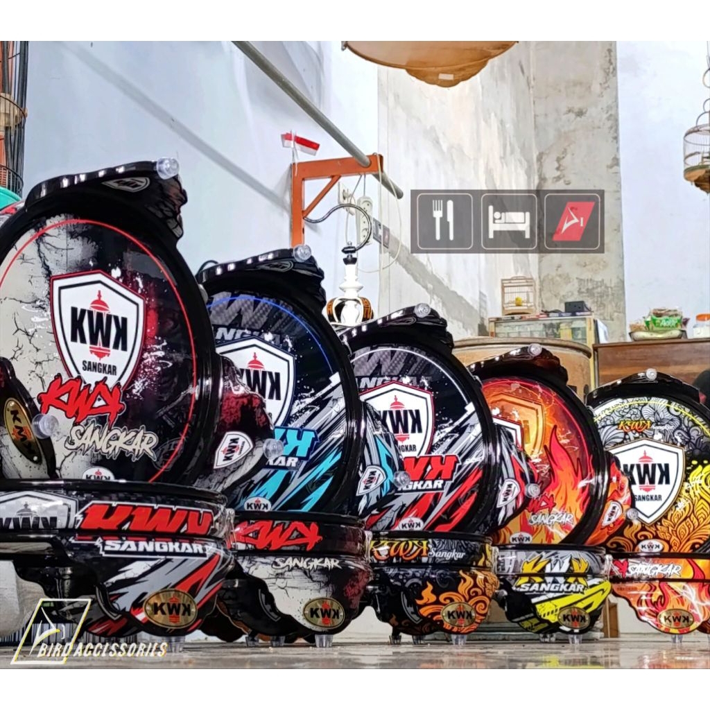 Tebok pvc decal KWK lovebird