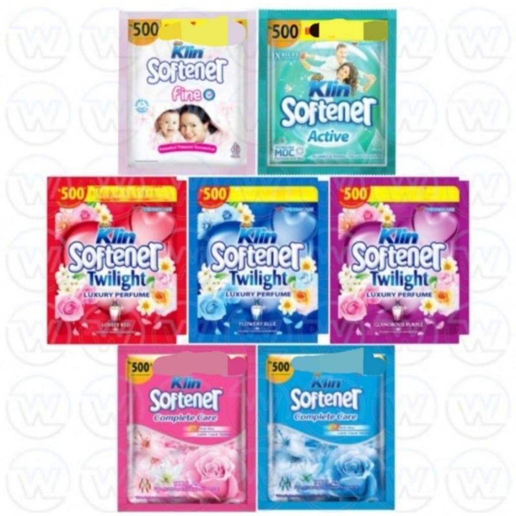 Softener Soklin Sachet Pelembut dan Pewangi pakaian 1x bilas Renceng