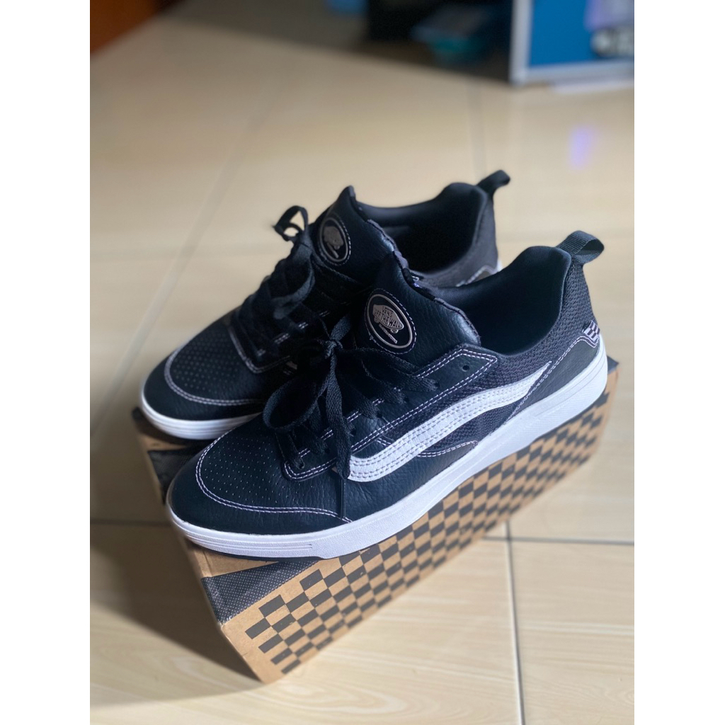 vans zahba pro leather black white original
