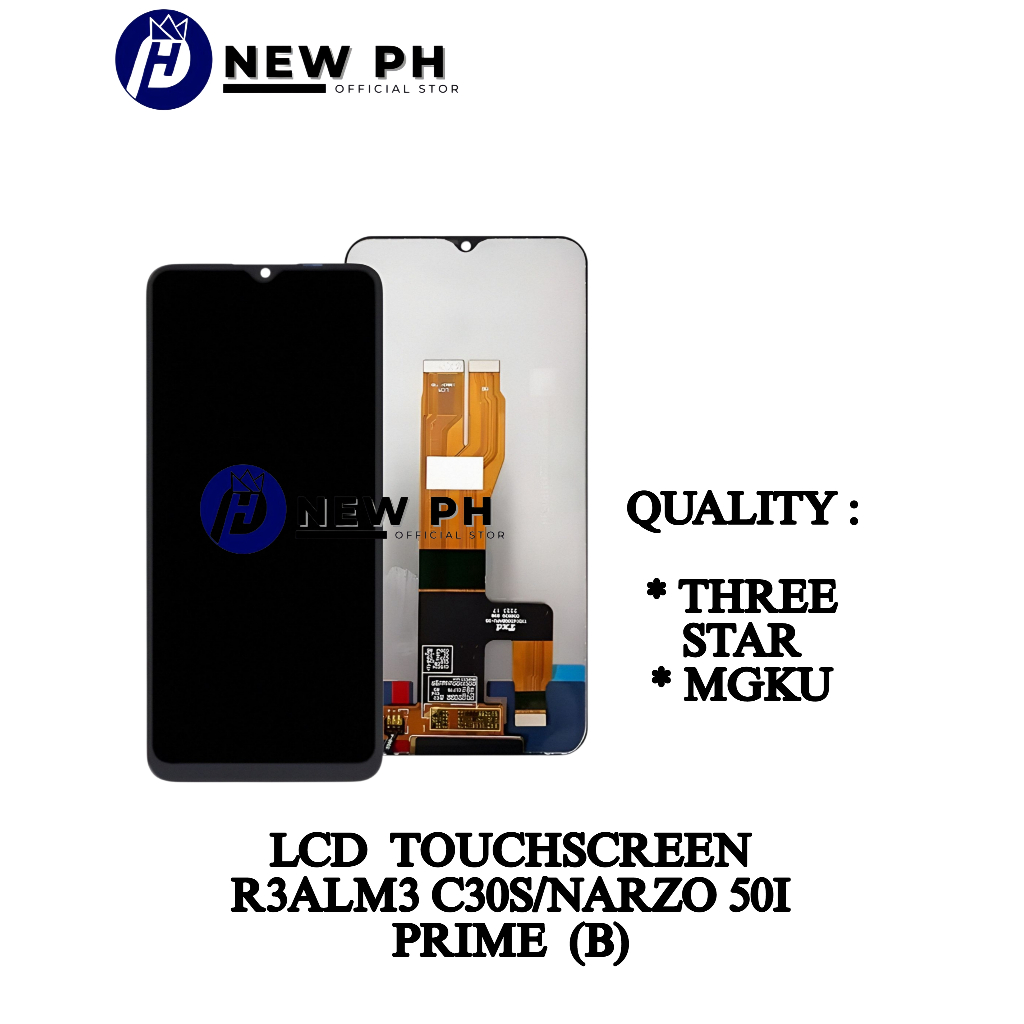 NEW PH _  LCD TOUCHSCREEN R3LME C30S / NRZO 50I PRIME
