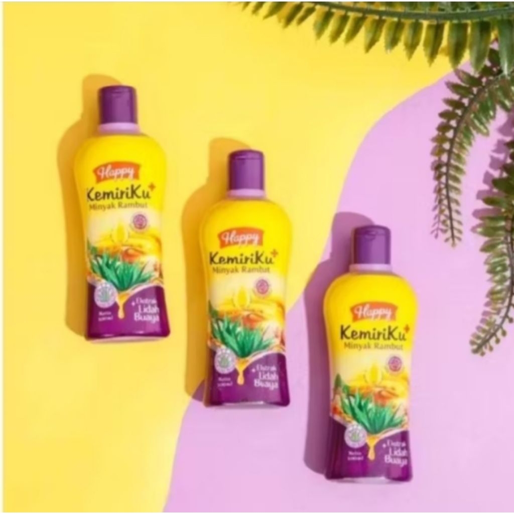 minyak rambut kemiriku happy Exstrak lidah buaya