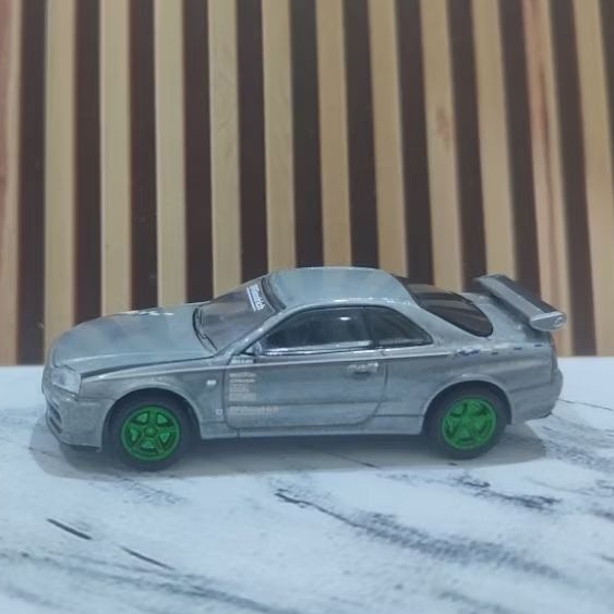 Greenlight 2001 Nissan Skyline GT-R GTR R34 Green Machine diecast