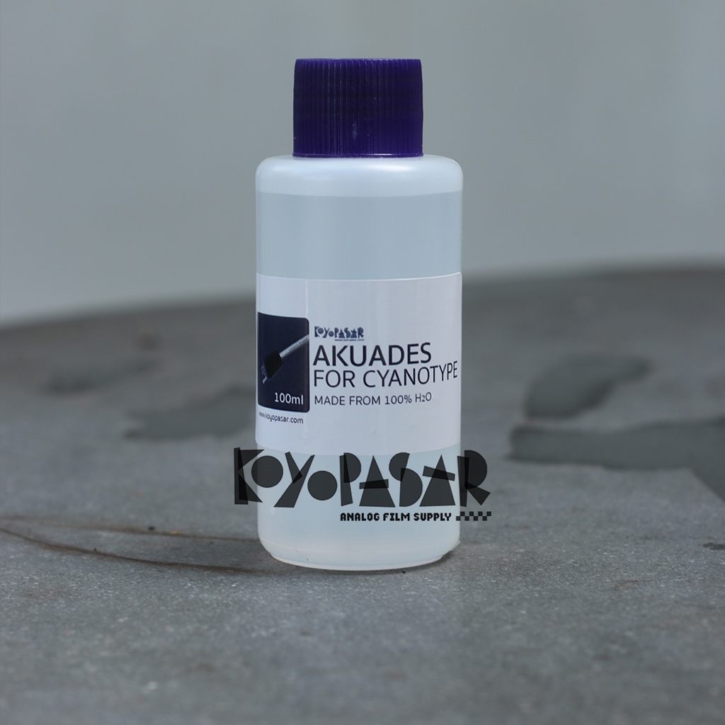 Akuades 100ml untuk cyanotype aquadest air suling H2O
