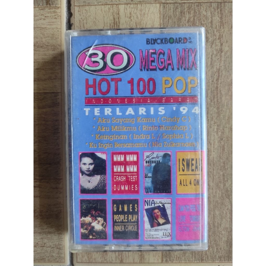 kaset pita 30 mega mix hot pop indonesia -barat terlaris 94