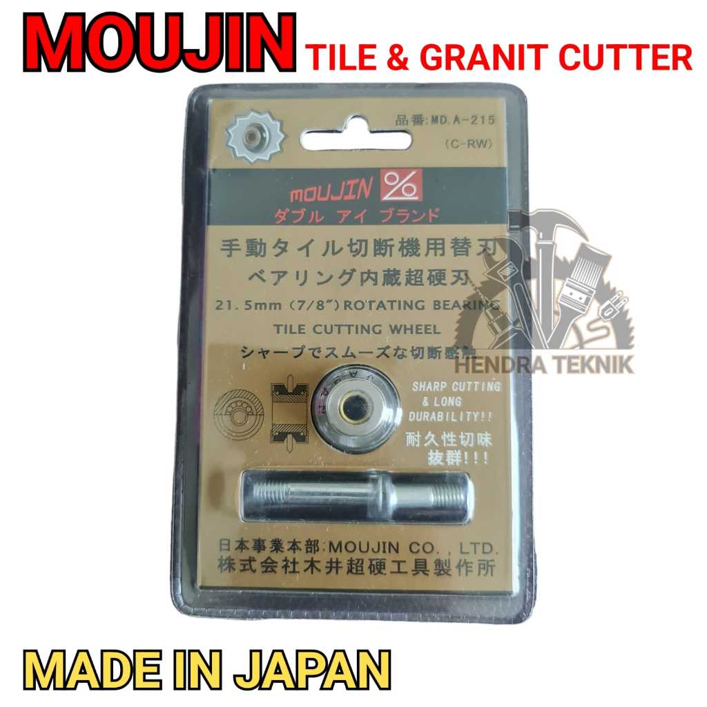 ORIGINAL MADE IN JAPAN SPARE PART MATA PISAU CADANGAN MOUJIN PISAU POTONG GRANIT KERAMIK RODA BEARIN