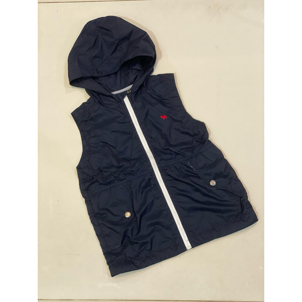 PRELOVED PL jeket outer vest rompi parasut anak cowok laki branded Bluedog size 120 4T 5T 6T