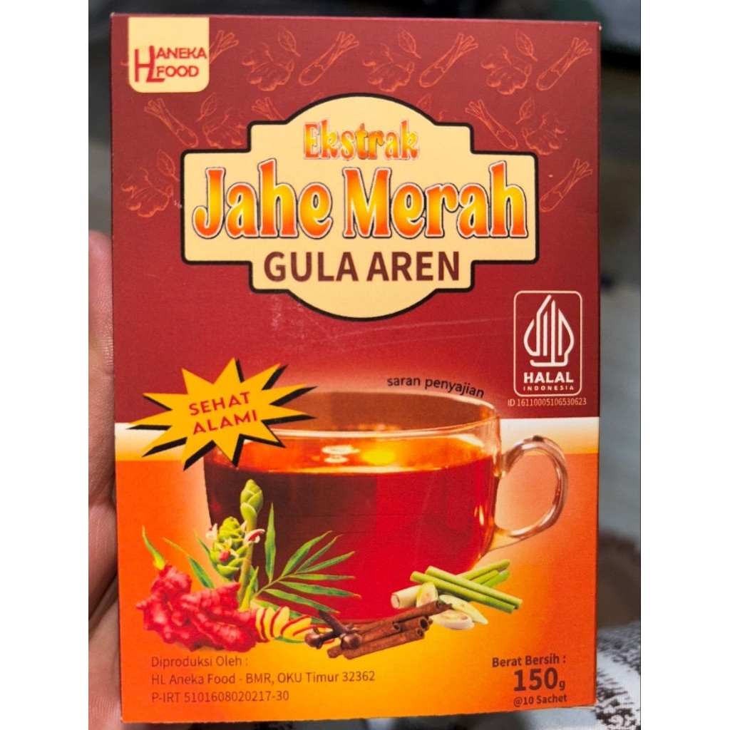 EKSTRAK JAHE MERAH GULA AREN | WEDANG JAHE | JAHE MERAH