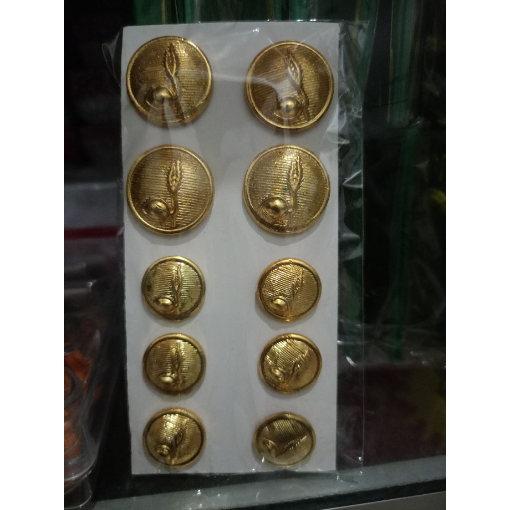 Kancing Baju Pramuka / Kancing Baju PDU pramuka per Set