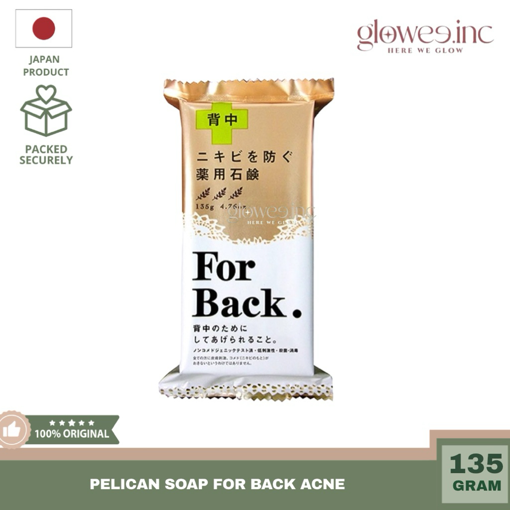 READY STOCK - Pelican Soap For Back Acne Original Japan