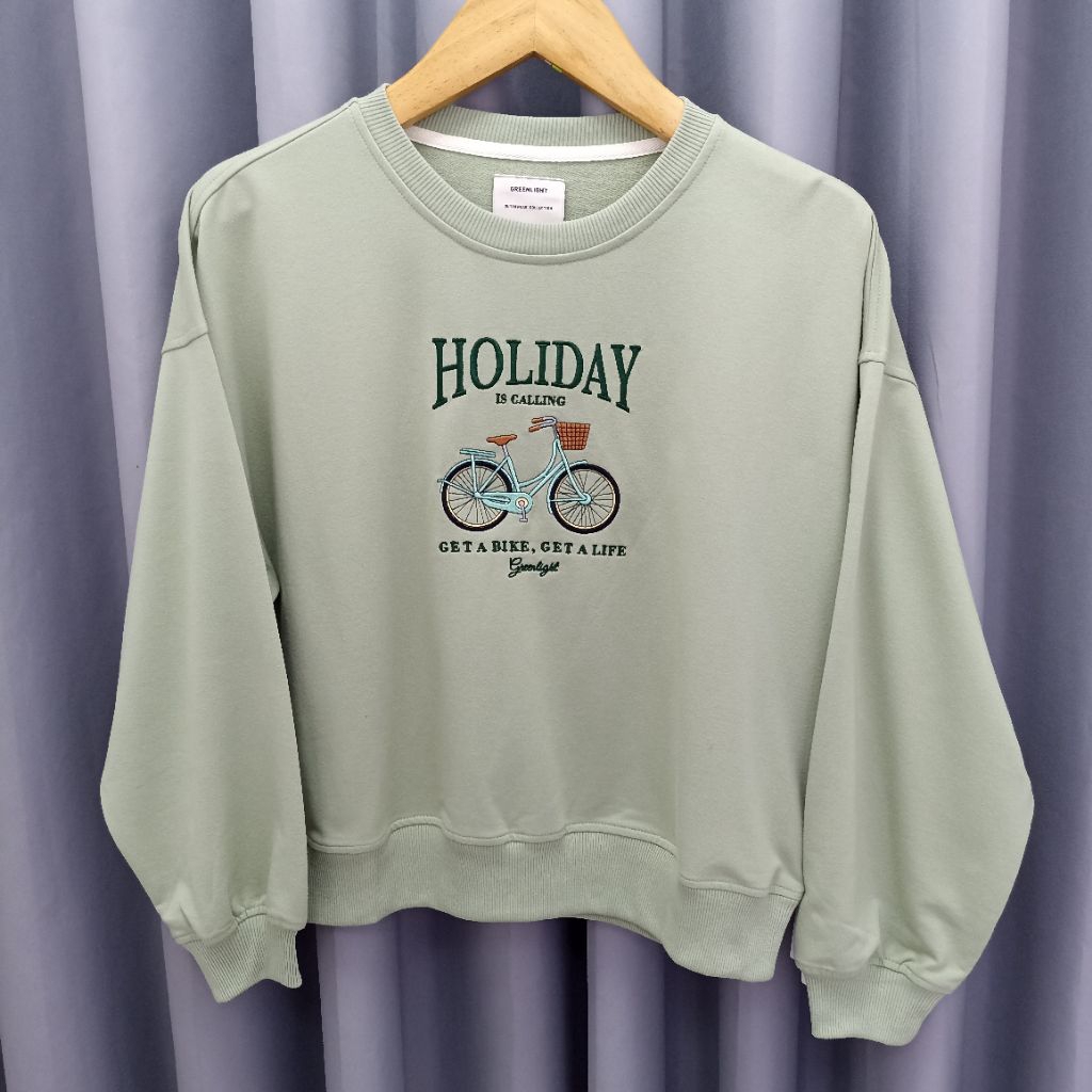 GREENLIGHT - SWEATER / CREWNECK WANITA LOOSE FIT ORIGINAL GREENLIGHT