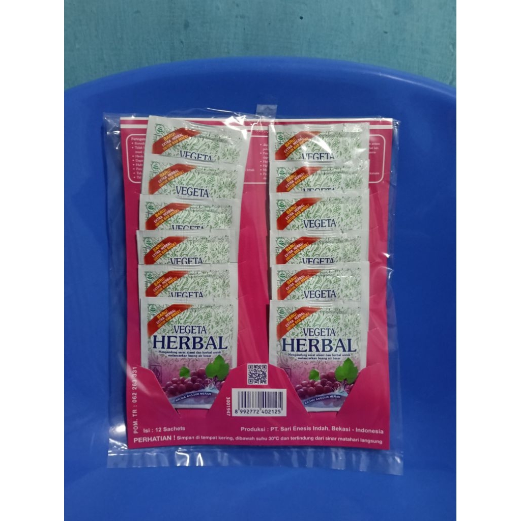 Vegeta herbal rasa anggur hanger 12 shacet