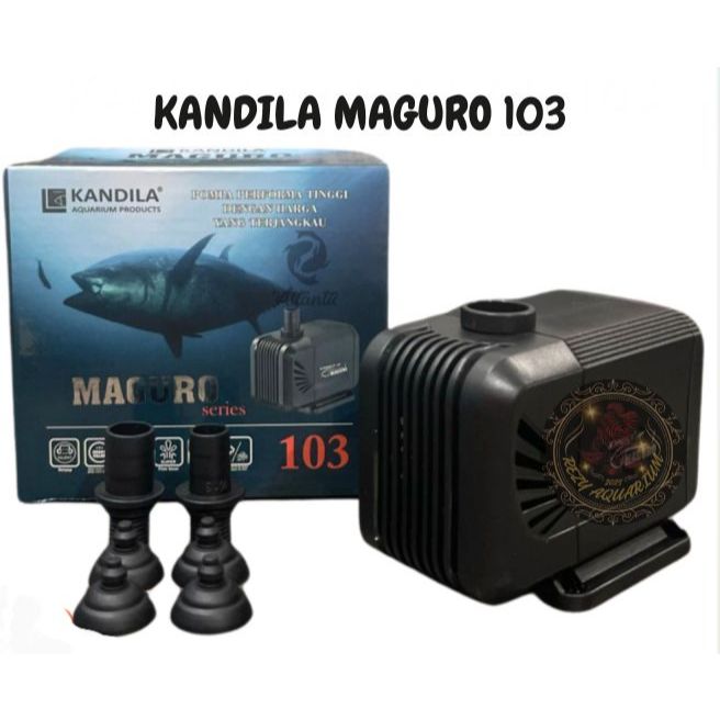 KANDILA MAGURO 103 POMPA FILTER AQUARIUM KOLAM 1800 L/H
