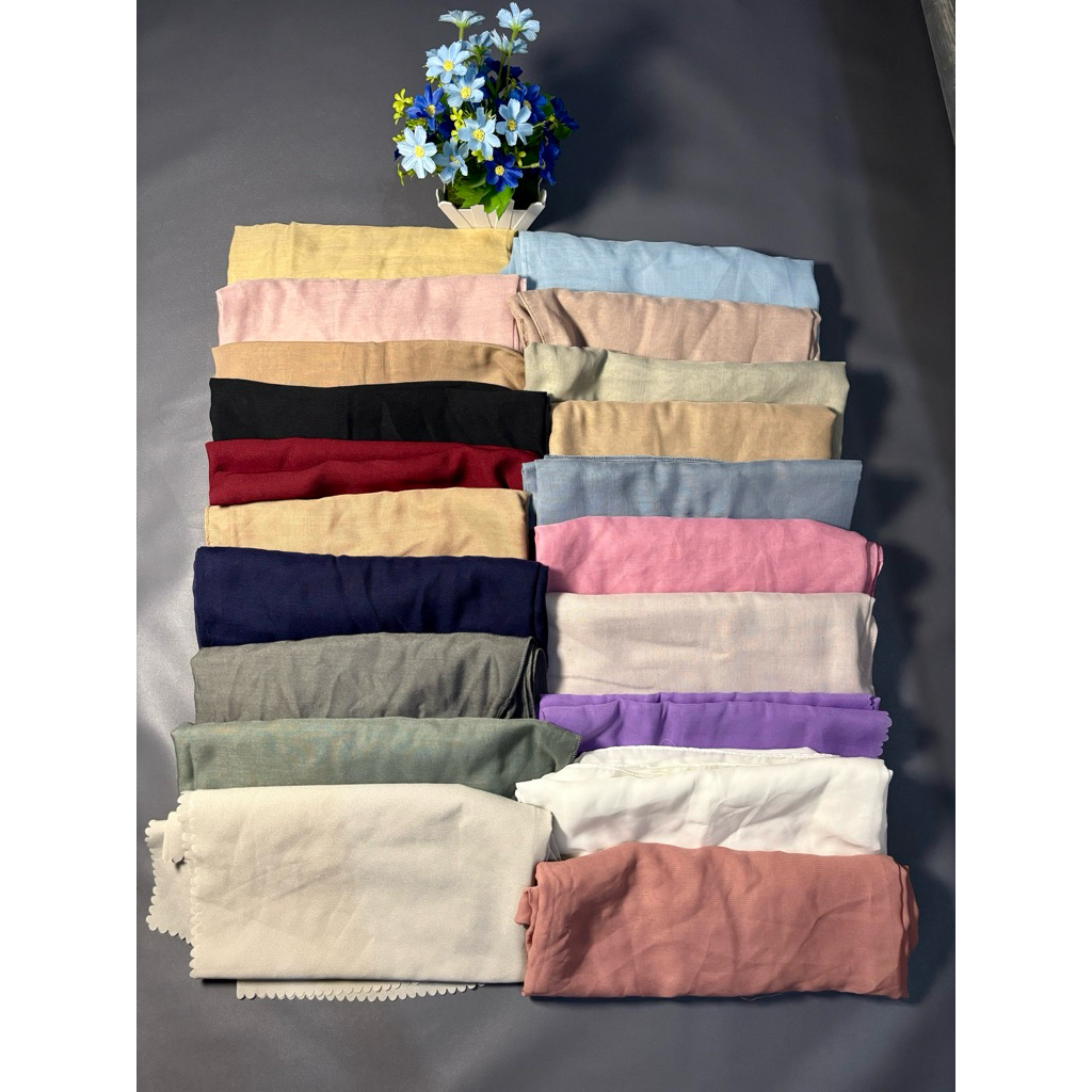 Jilbab Segi Empat Polos/Azara/paris dll