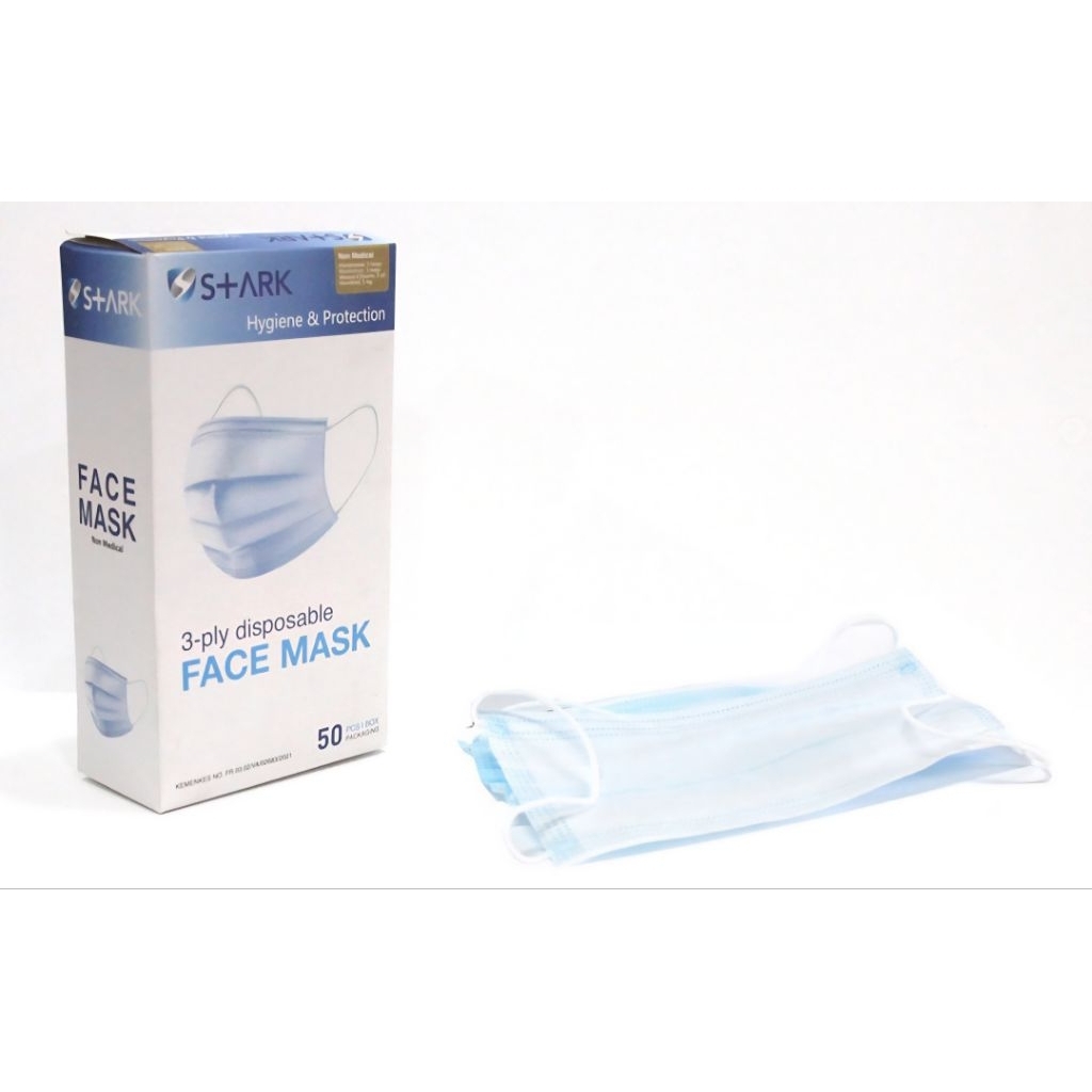 #50pcs masker stark 3ply#