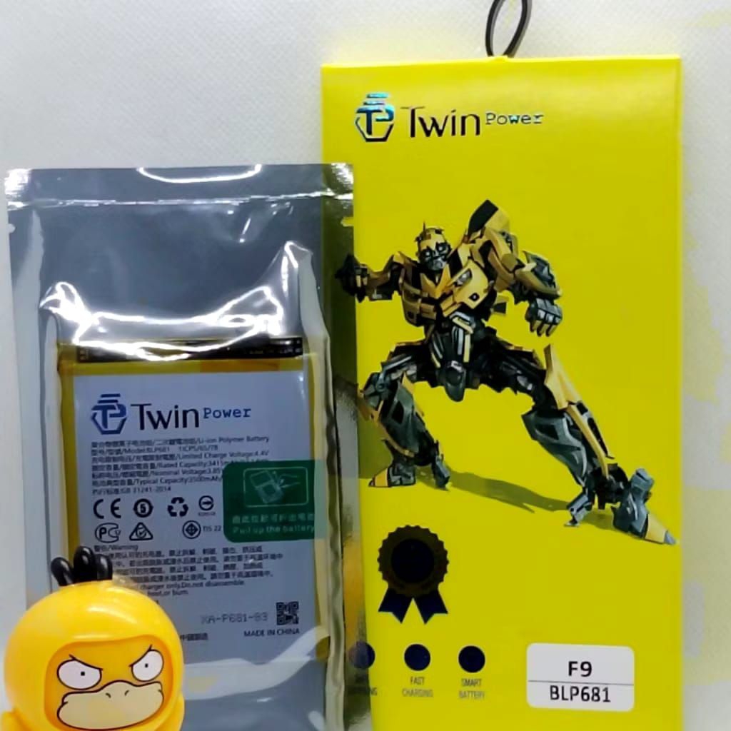 BATERAI F9/F9 PRO/REALME 2 PRO/REALME 17 BLP 681 TWIN POWER ORIGINAL 100%