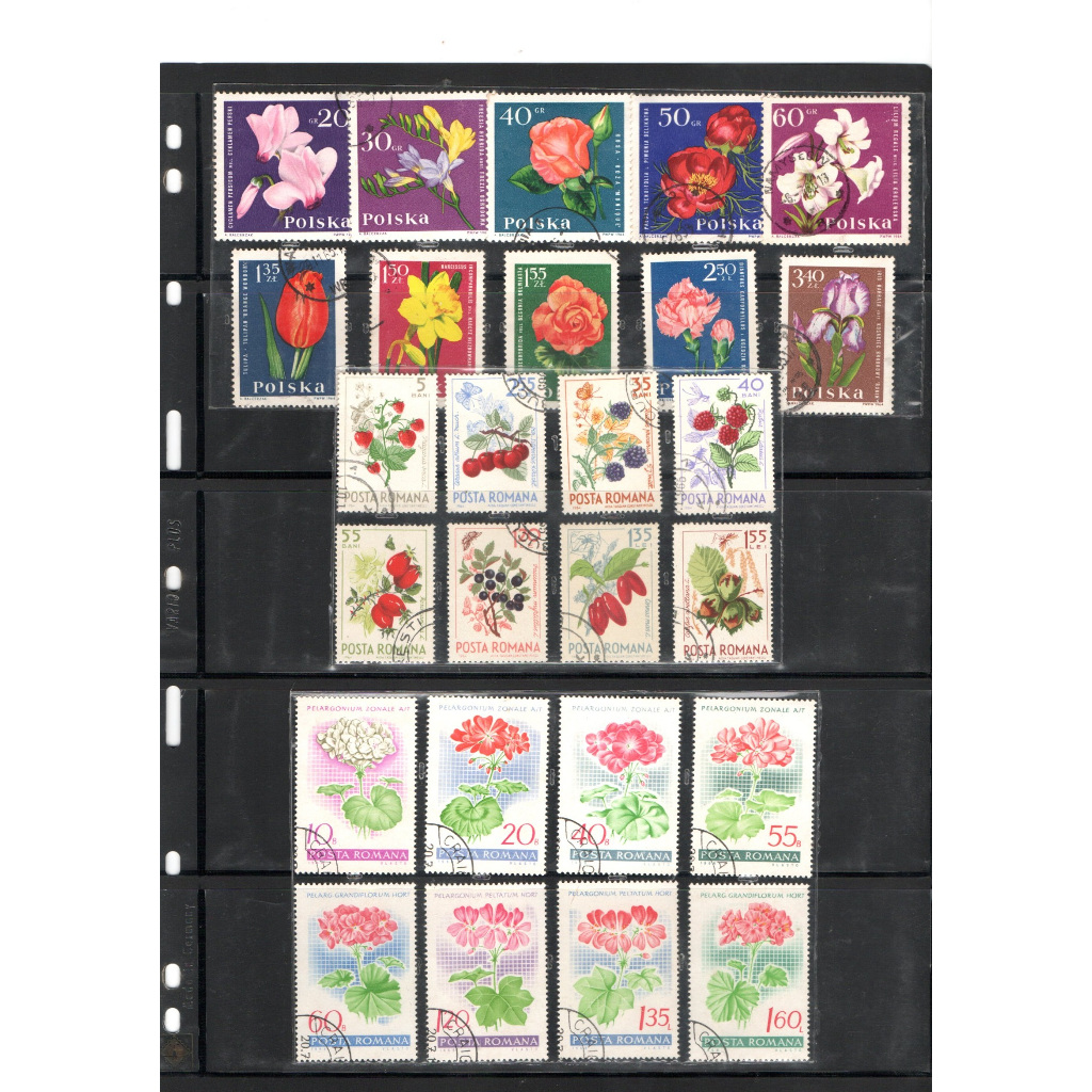 Prangko tema bunga used 109